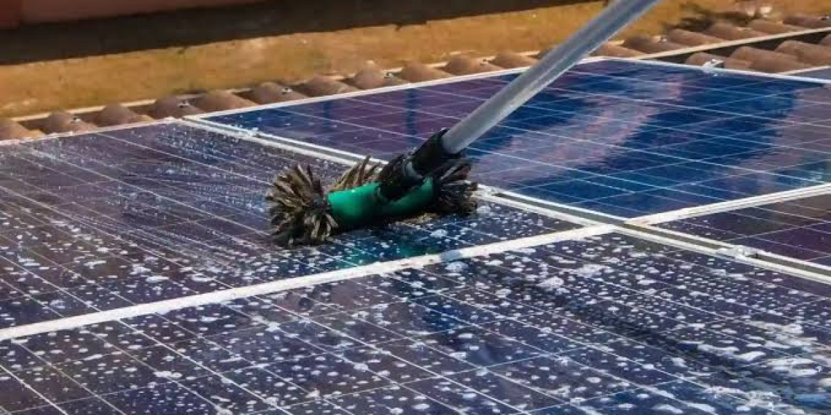 Rooftop solar cleaning Sui Gas Society Lahore