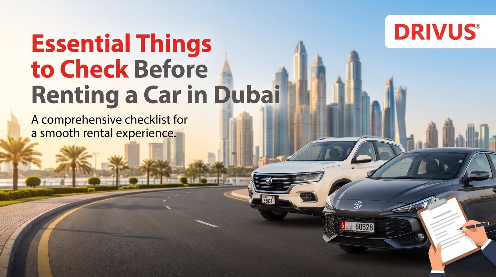 Essential Things to Check Before Renting a Car in Dubai - Festival