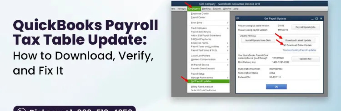 QuickBooks Payroll Tax Table Update Cover Image
